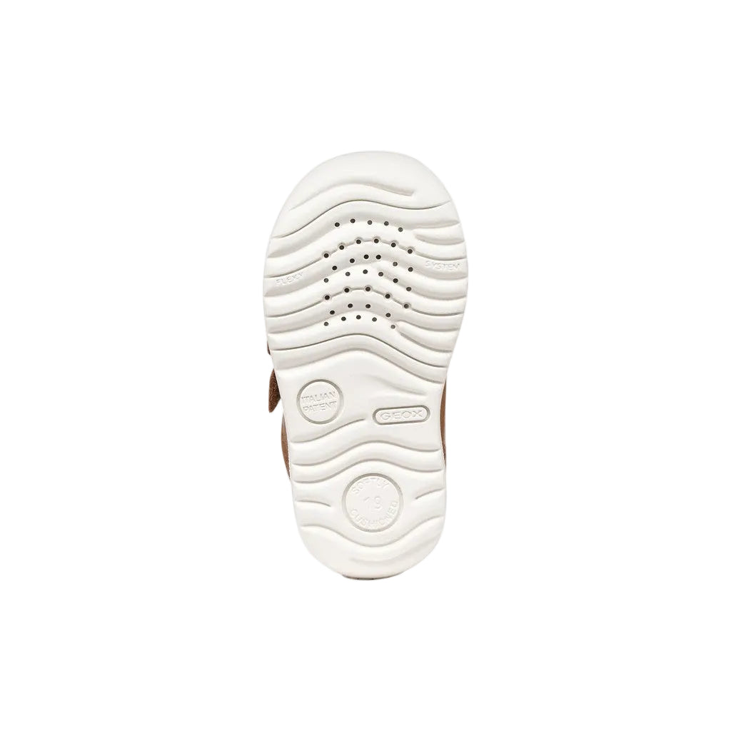 Geox boys' leather shoe with velcro