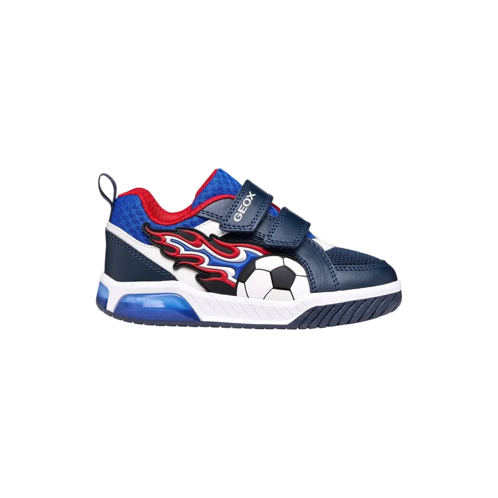 Geox Boys J Inek Trainer Navy/Red