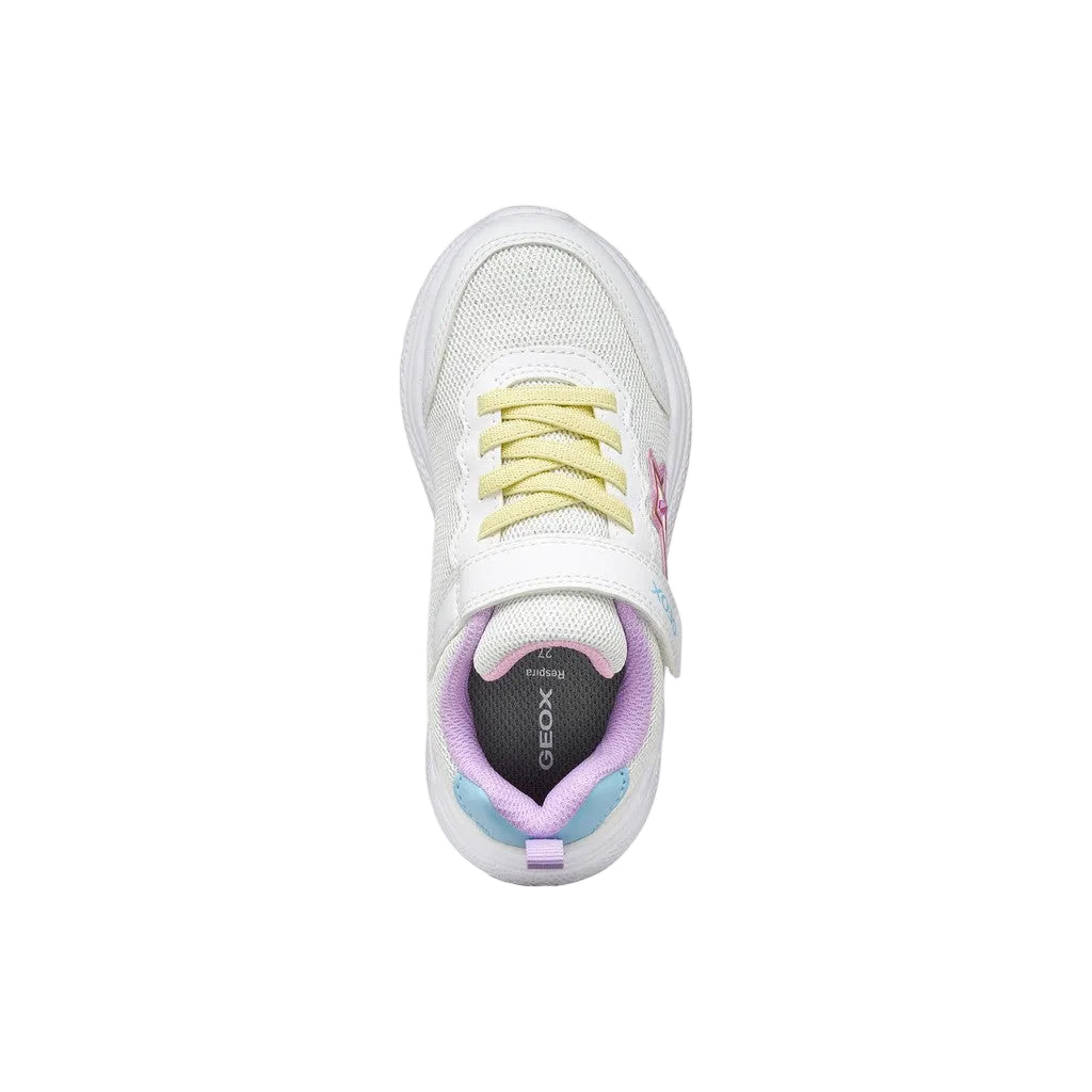 Geox Girls Trainer Sprintye White/Multicolour
