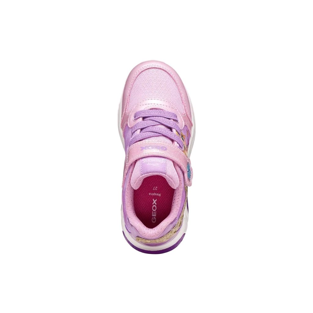 Geox Girls FadinLight Trainer Pink/ Dark Lilac