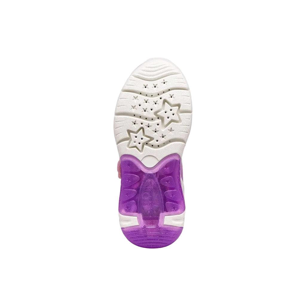 Geox Girls FadinLight Trainer Pink/ Dark Lilac