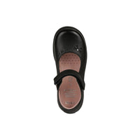 Geox Girls School Shoe Naimara J Black Leather