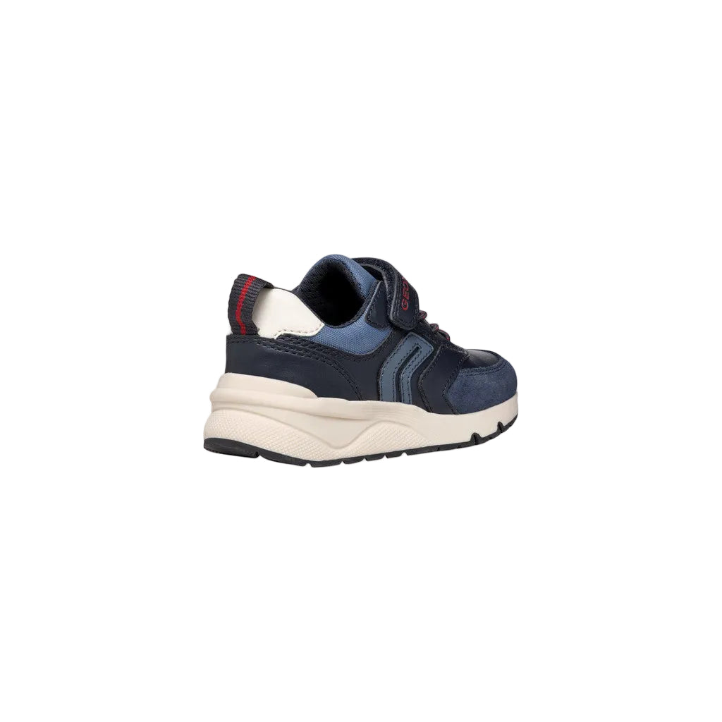 Geox Boys Trainer J Rooner J46H0D Navyy/Dark Red