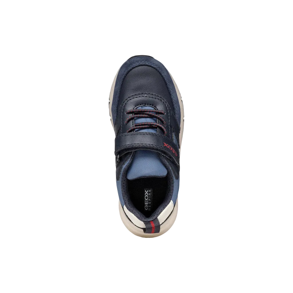 Geox Boys Trainer J Rooner J46H0D Navyy/Dark Red