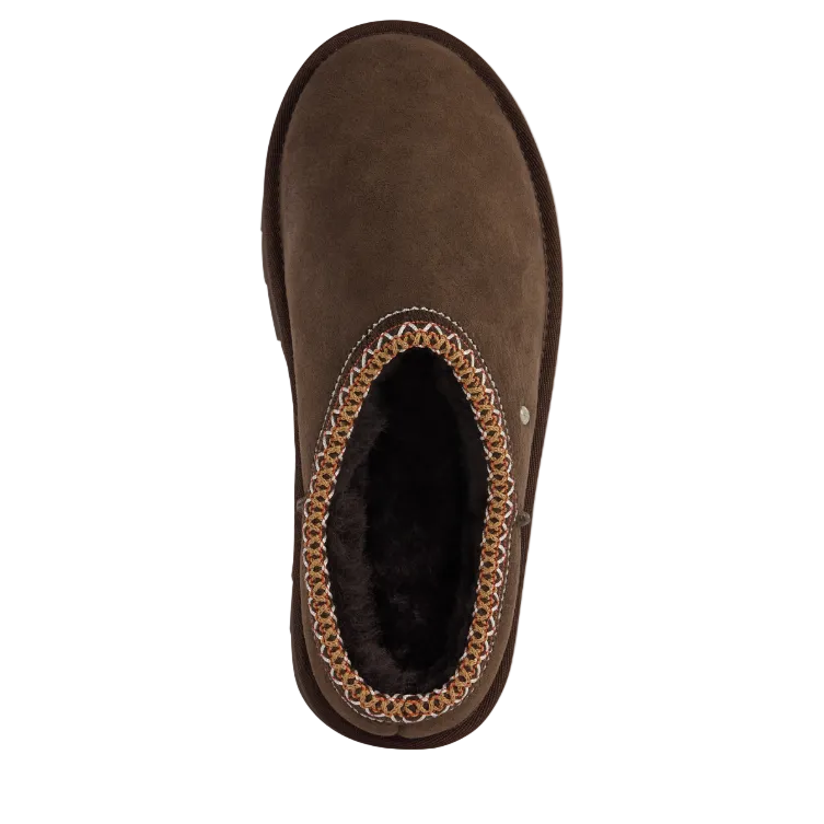 EMU Australia women's chocolate brown suede sheepskin-lined slippers