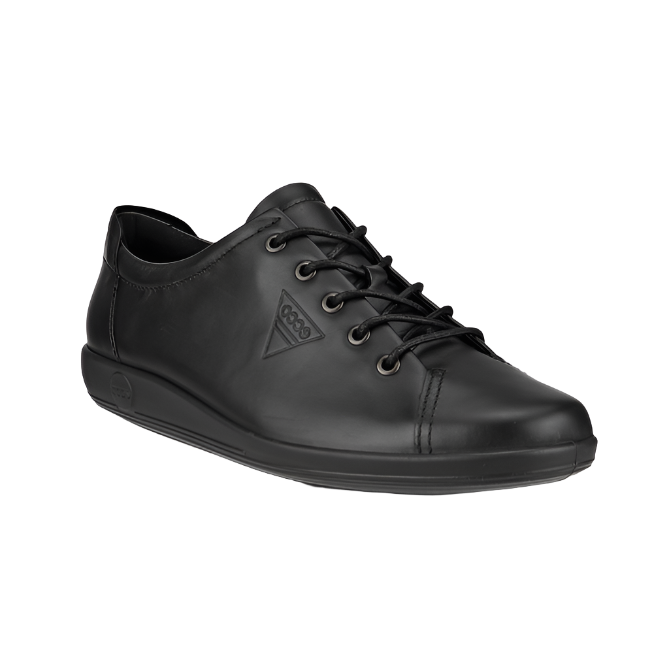 Ecco Womens Shoe Soft 2.0 Black Donaghys