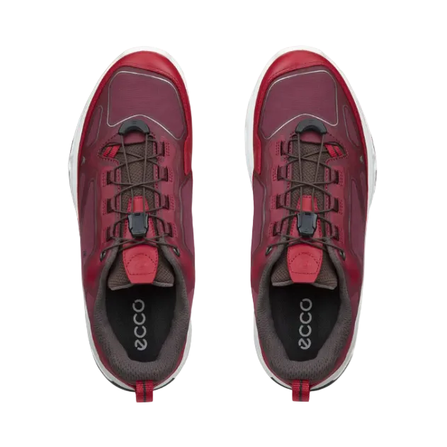 Ecco Womens Trainer Receptor XP GTX INV Fit Dark Ruby