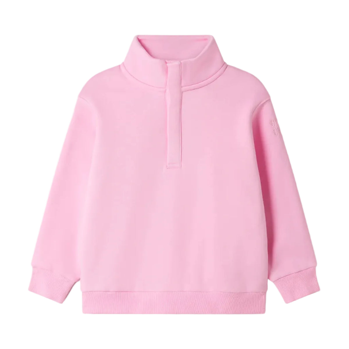 Gym+Coffee kids' Snap Collar Sierra sweatshirt in pink blossom