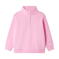 Gym+Coffee Kids Snap Collar Sierra Sweatshirt Pink Blossom