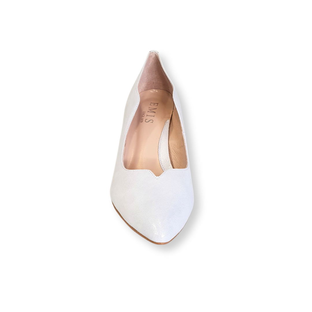 Emis Womens Shoe S7053 White/Silver