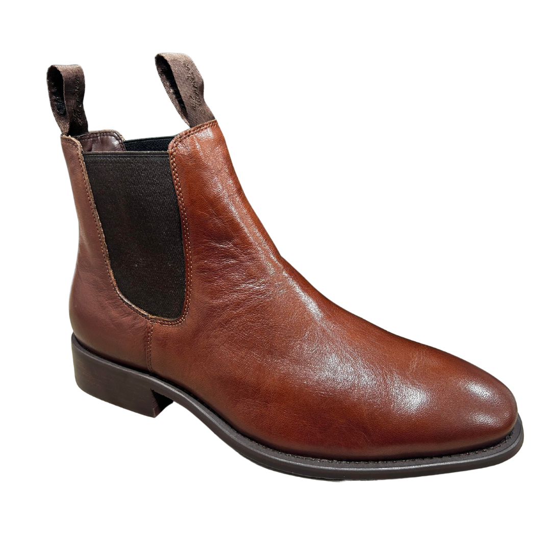 Harrison men's brown Chelsea boot
