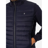 Farah Mens Brighton Hybrid Jacket True Navy