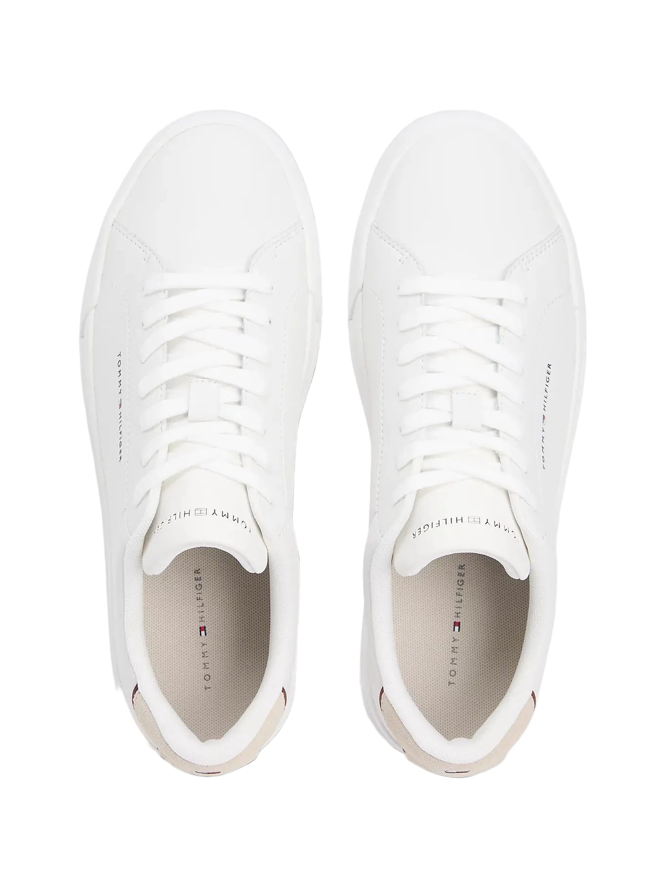 Tommy Hilfiger Mens Trainer FM0FM05367 Ecru/Classic Beige