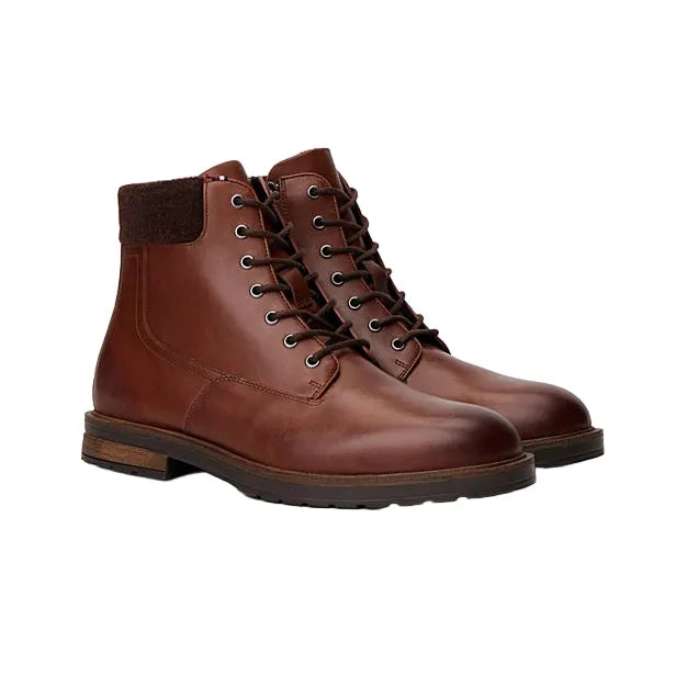 Tommy Hilfiger Mens Boot FM0FM05562 Winter Cognac