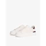 Tommy Hilfiger Womens Chic Platform Sneaker Gold Ancient White