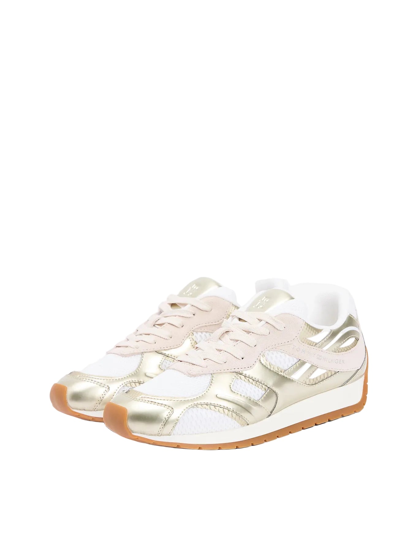 Tommy Hilfiger Womens Trainer FW09191 Gold