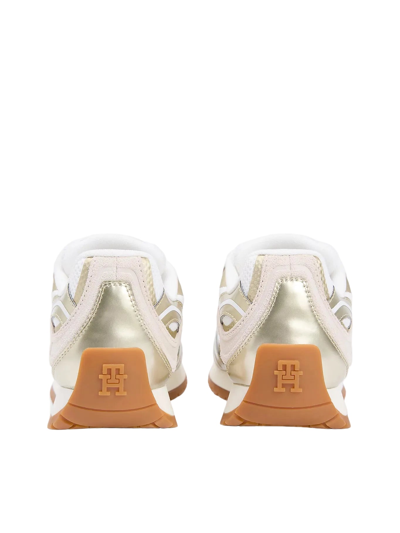 Tommy Hilfiger Womens Trainer FW09191 Gold