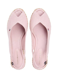 Tommy Hilfiger Womens Espadrille Wedge Slingback Foggy Pink