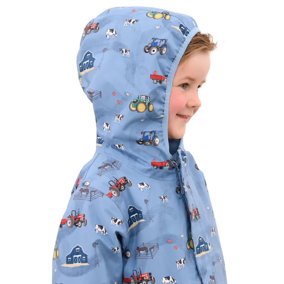 Lighthouse Boys Coat Finlay Farm Print
