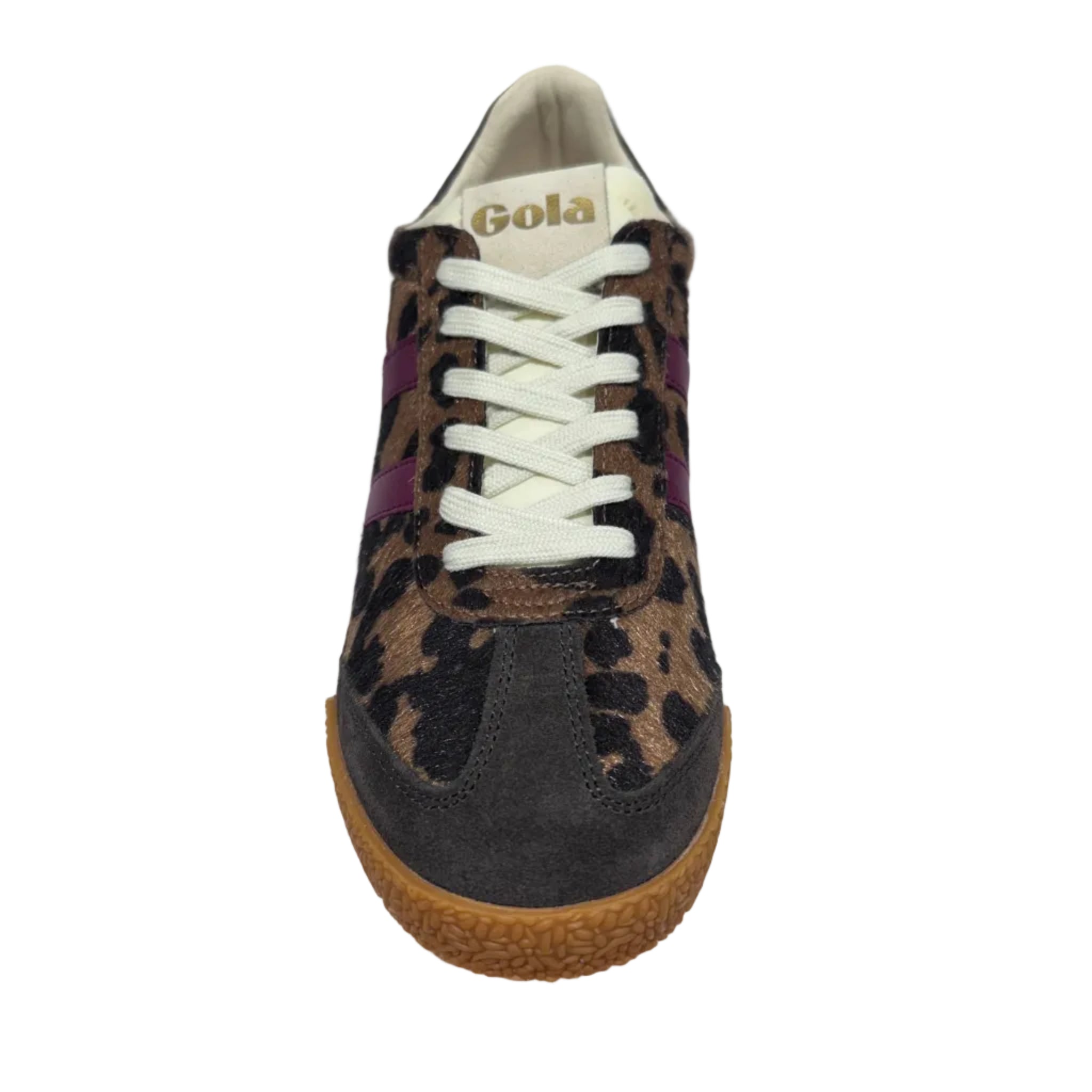 Gola Womens Trainer Elan Savanna Tan Cow/Cerise/Mocha