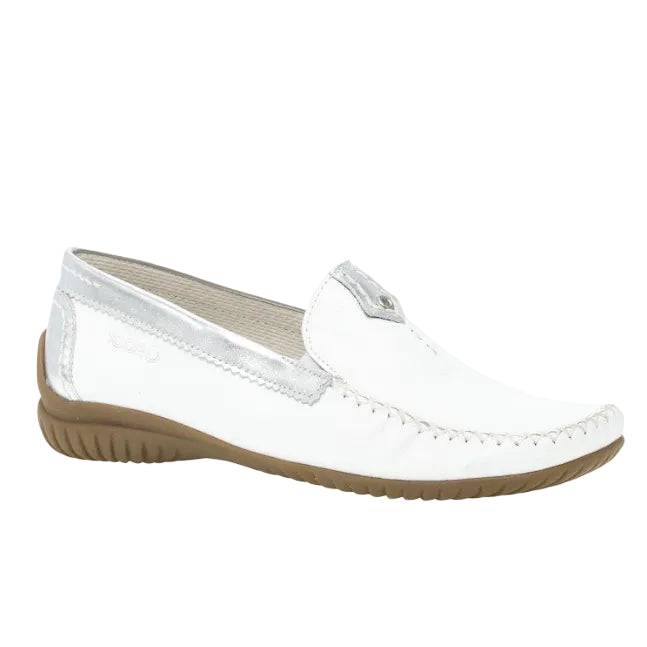 Gabor Womens Shoe 86.090.50 Weiss/Silber