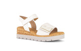 Gabor Womens Sandal 82.700.52 Creme/Uni/Gold