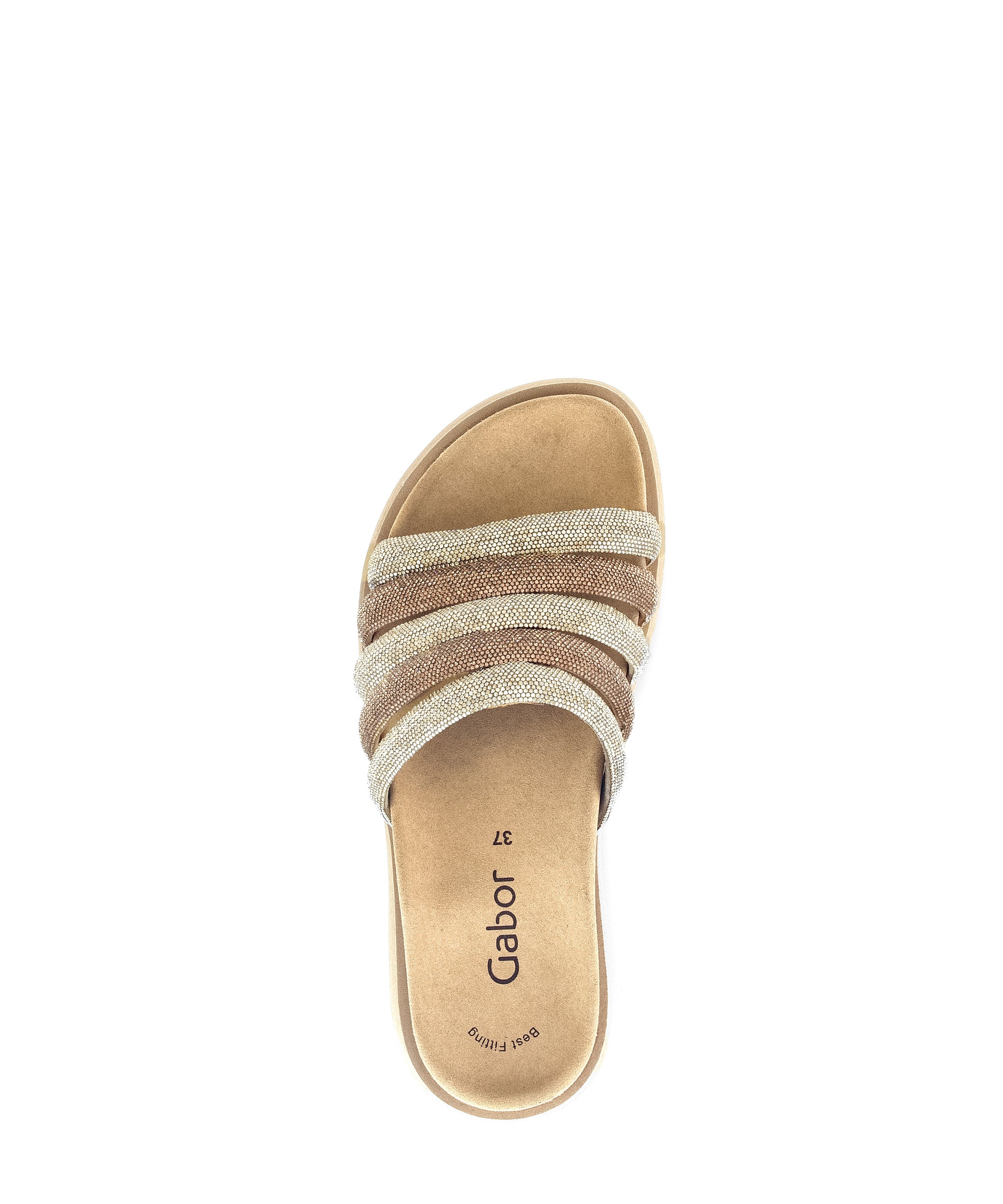 Gabor Womens Sandal 83.752.82 Gold Kombi