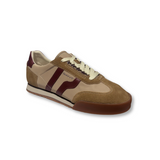 Gant Baylle men's taupe and khaki suede and leather trainers