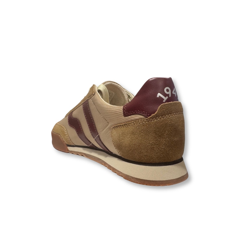 Gant Baylle men's taupe and khaki suede and leather trainers