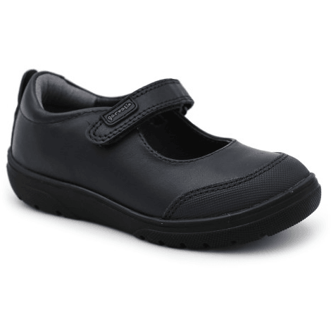 Garvalin Girls School Shoe 211700 A Black