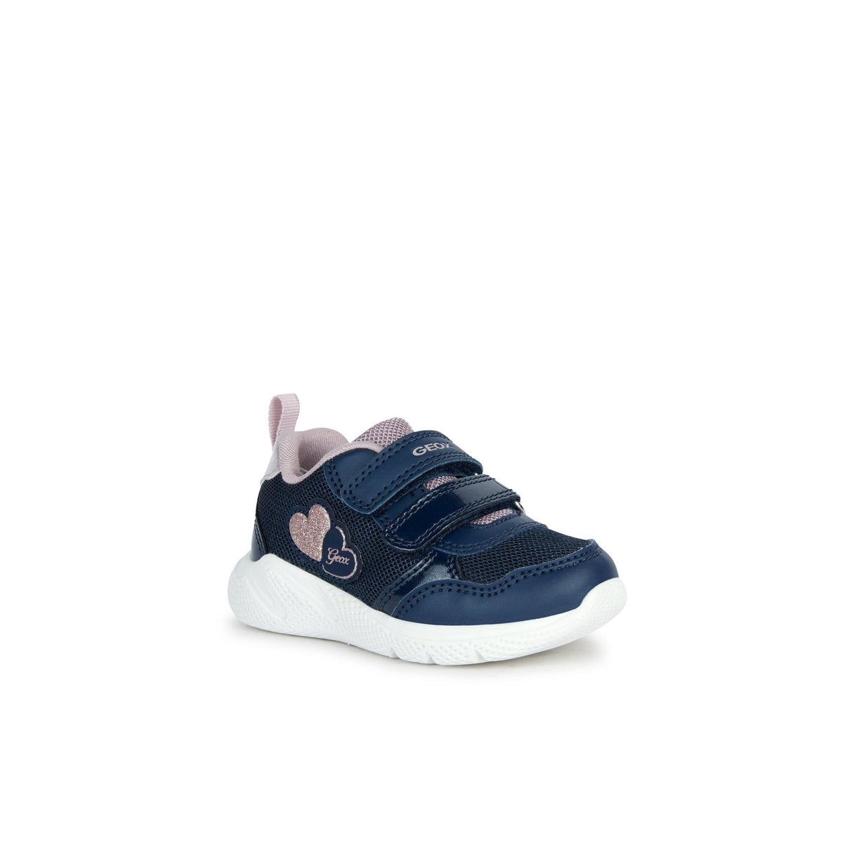 Geox Girls Trainer Spaceclub Wish Light Up Navy/Lavender