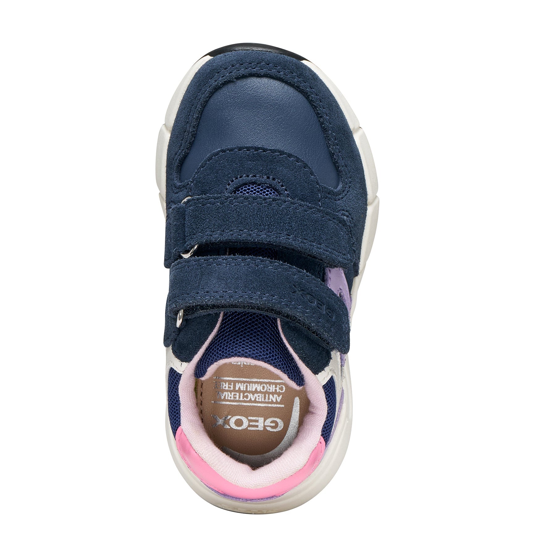 Geox Girls Trainer Flexyper Mini Baby Girl Navy/Lilac