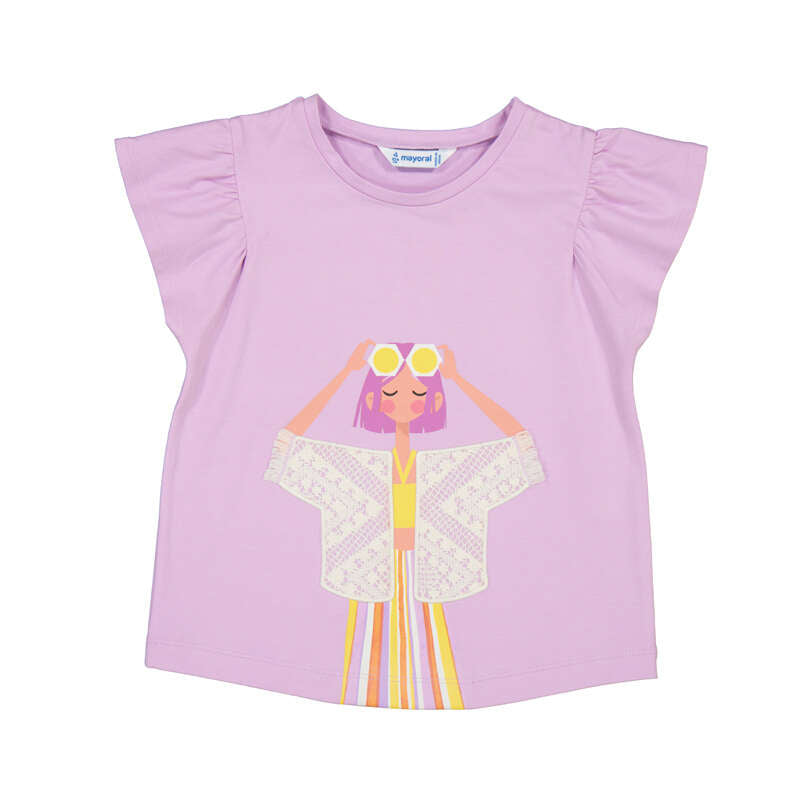 Mayoral Girls T-Shirt 3007 Lilac