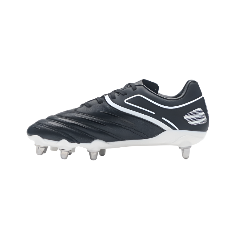 Gilbert Sidestep X20 men's black and white rugby boots
