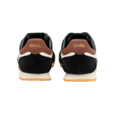 Gola Mens Trainer Europa Leather Black/Off White/Rust