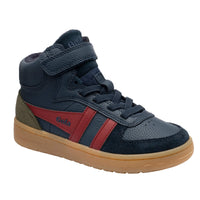 Gola Boys Boot Talon Navy/Deep Red/Khaki/Gum