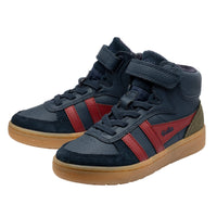 Gola Boys Boot Talon Navy/Deep Red/Khaki/Gum