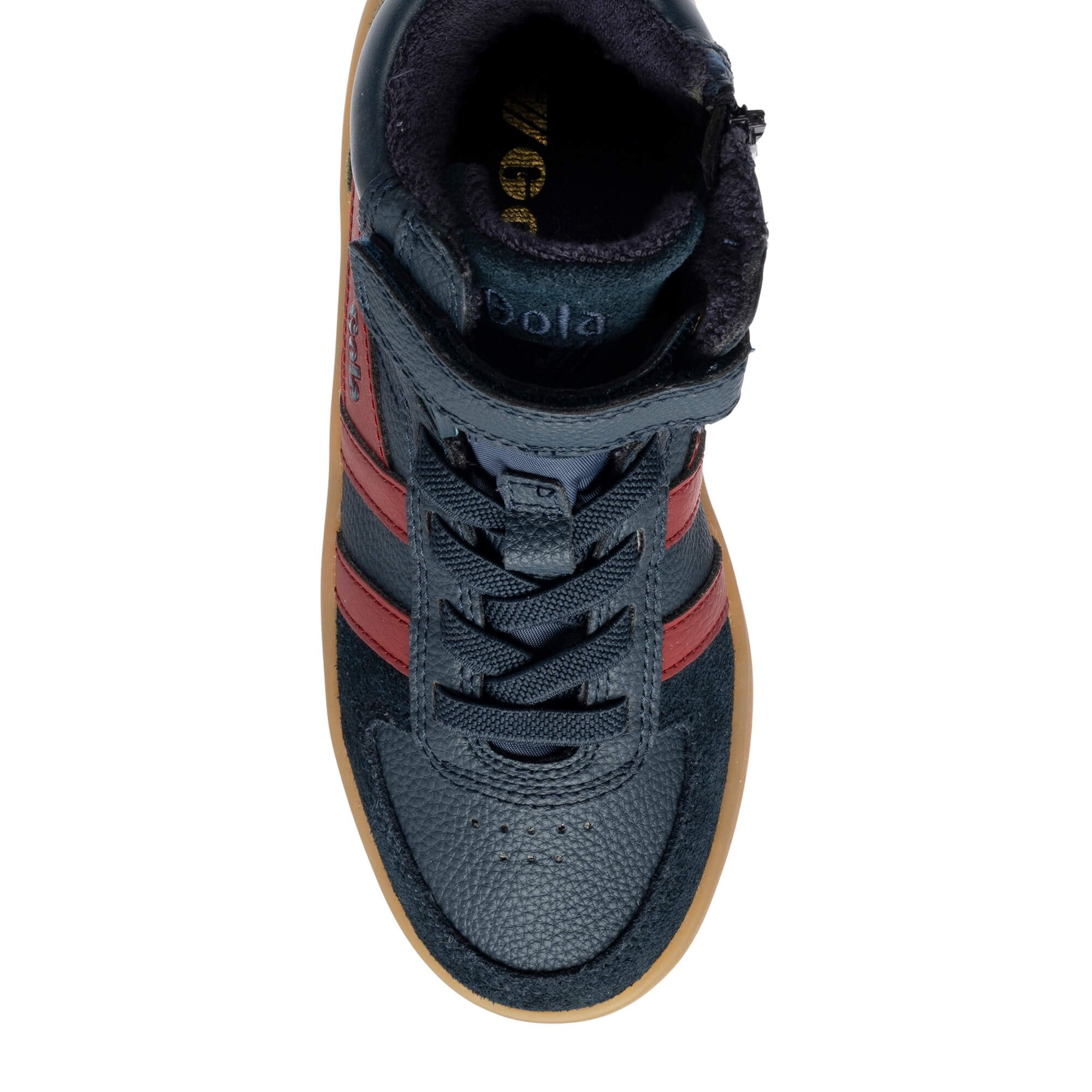 Gola Boys Boot Talon Navy/Deep Red/Khaki/Gum