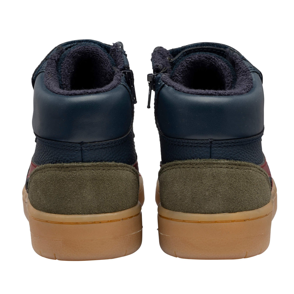 Gola Boys Boot Talon Navy/Deep Red/Khaki/Gum