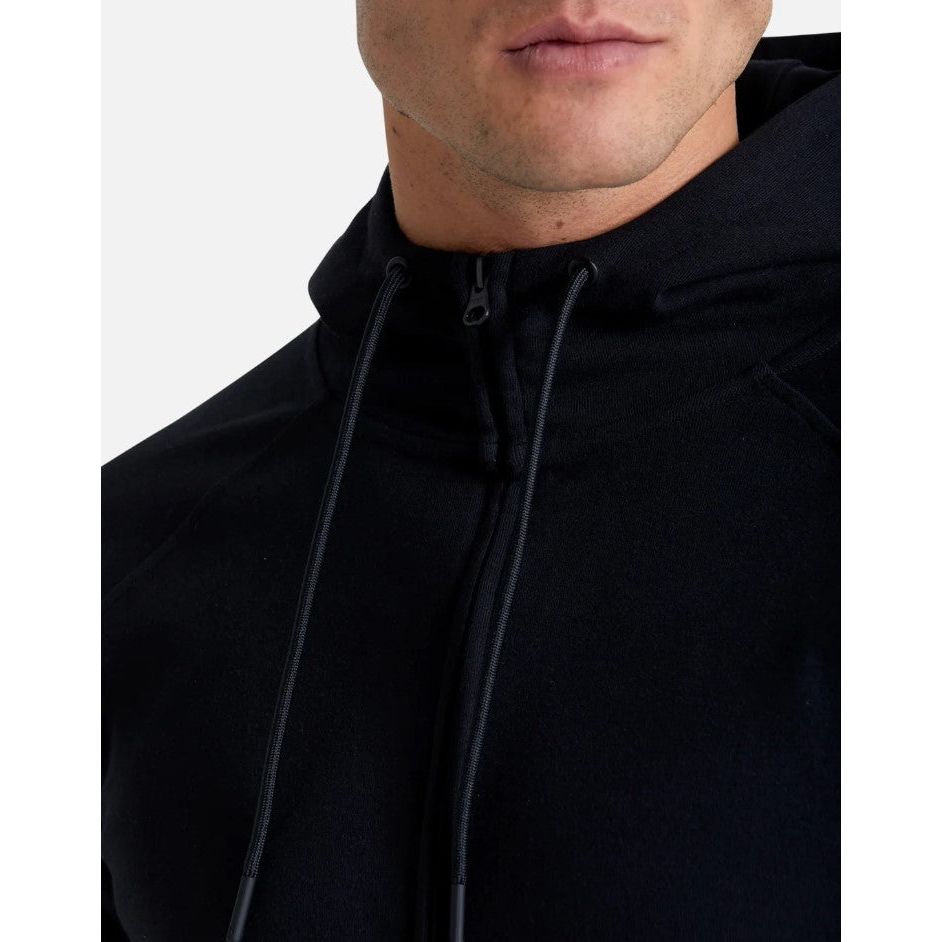 Gym+Coffee Mens Essential Full Zip Sweater Black