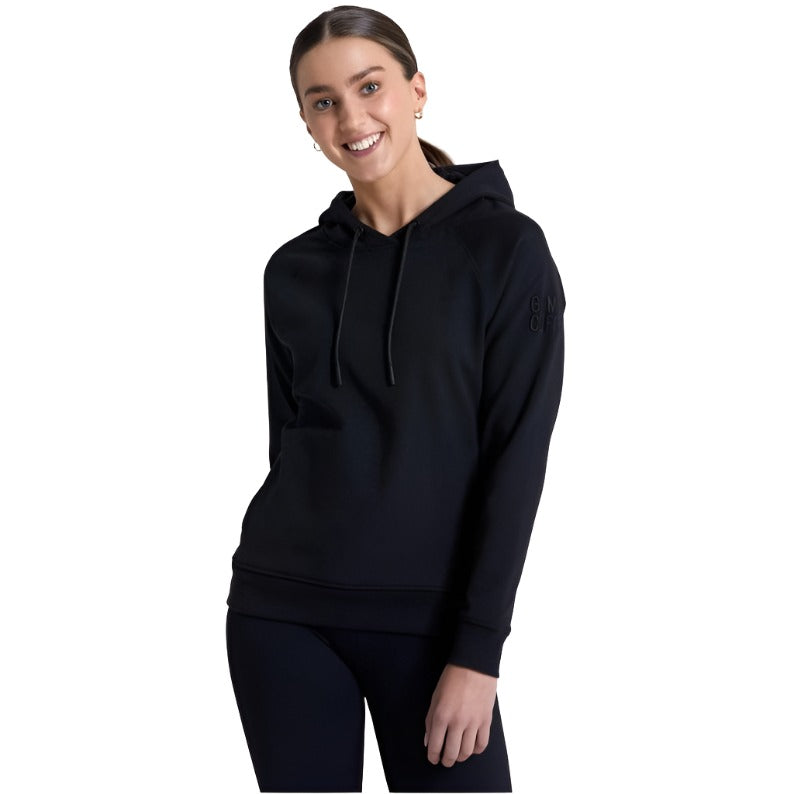 Gym+Coffee Womens Essential Pullover Hoodie Black