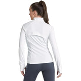Gym+Coffee women's ultra white adaptive zip top
