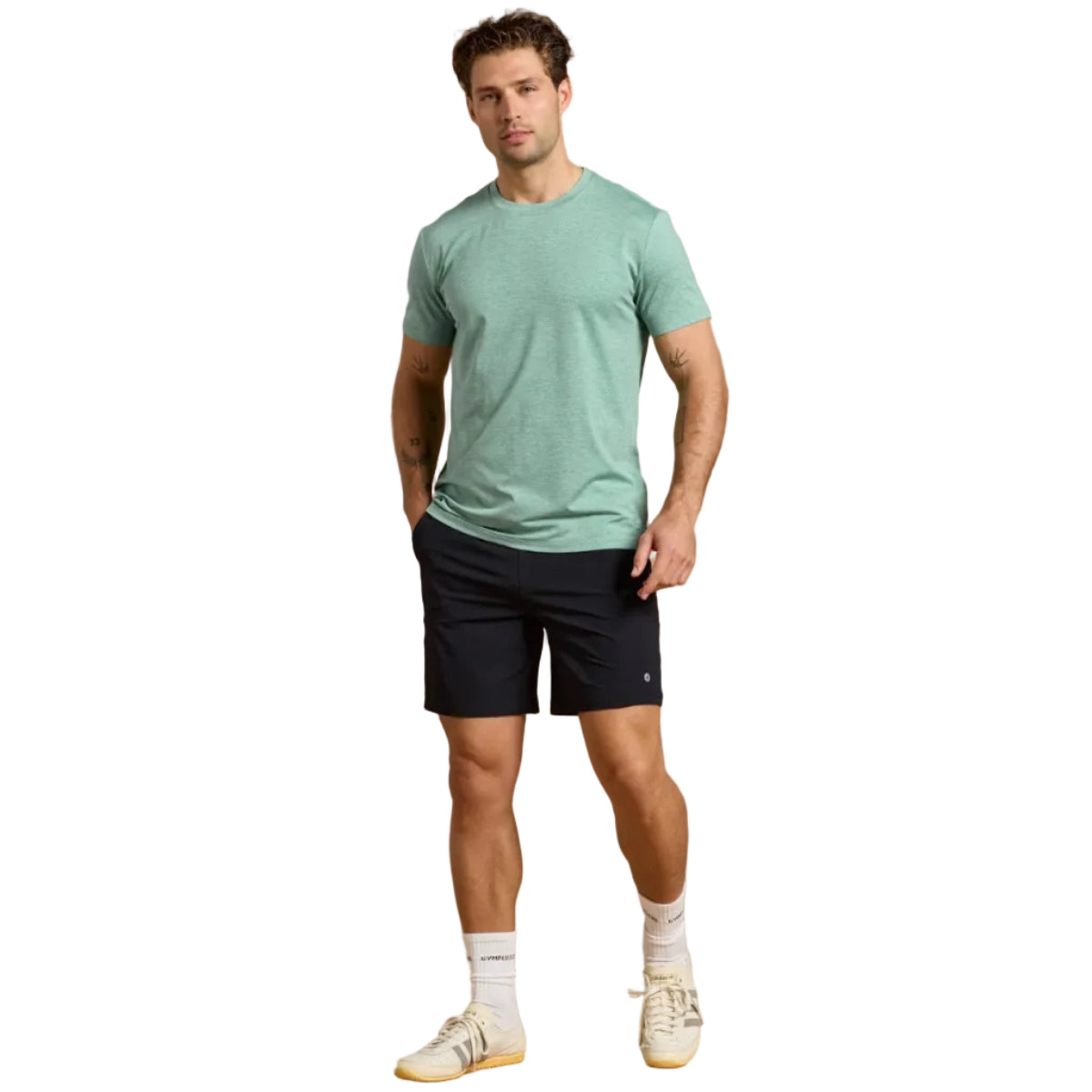 Gym+Coffee men's fresh green Tempo tee