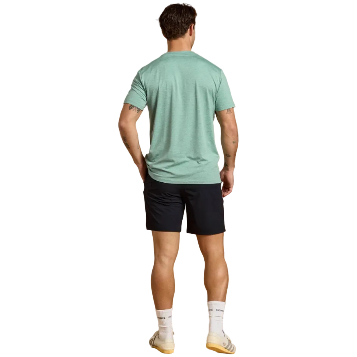 Gym+Coffee men's fresh green Tempo tee