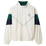 Gym+Coffee Womens Jacket Star Windbreaker Ecru