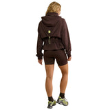 Gym+Coffee women's Cinch windbreaker jacket in mocha bean