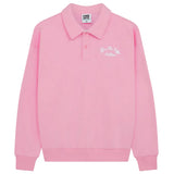 Gym+Coffee women's pink blossom Urban collared sweatshirt