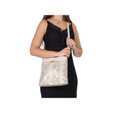 Rieker Womens Cross Body Bag White/Gold