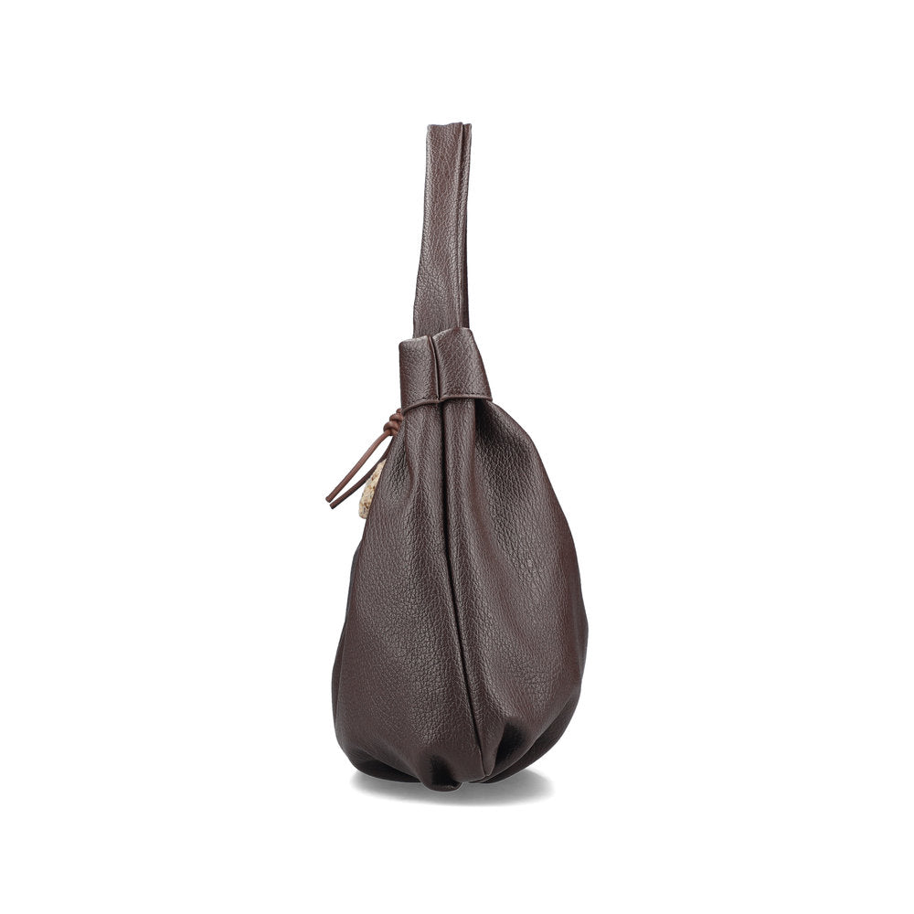 Rieker women's brown shoulder bag with buckle detail