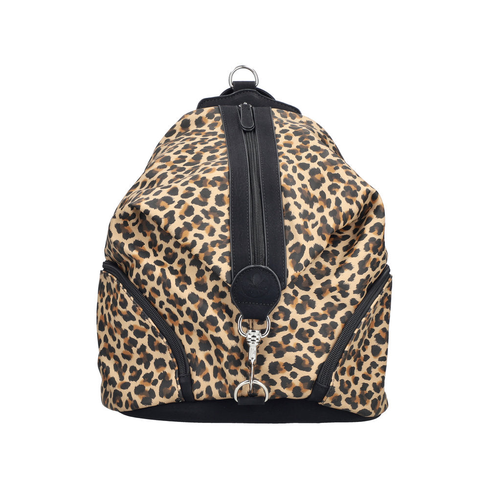 Rieker women's black and beige bag with zip